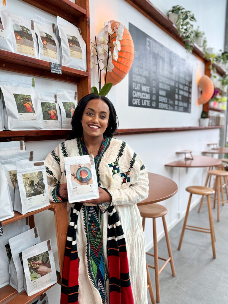 Winta the owner of Impact Roasters at Flintholm St.